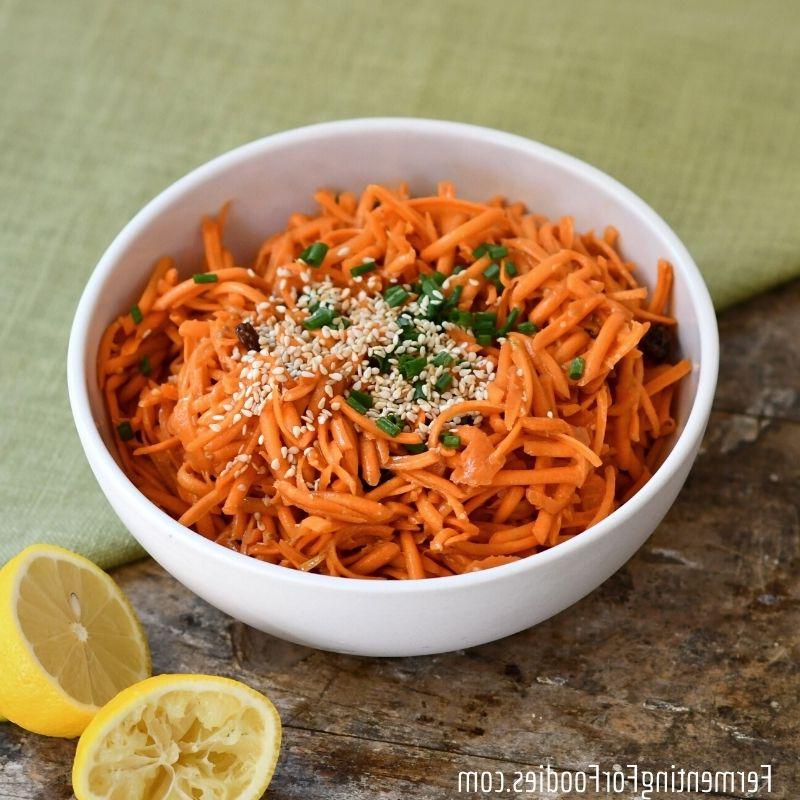 Asian-inspired miso carrot salad