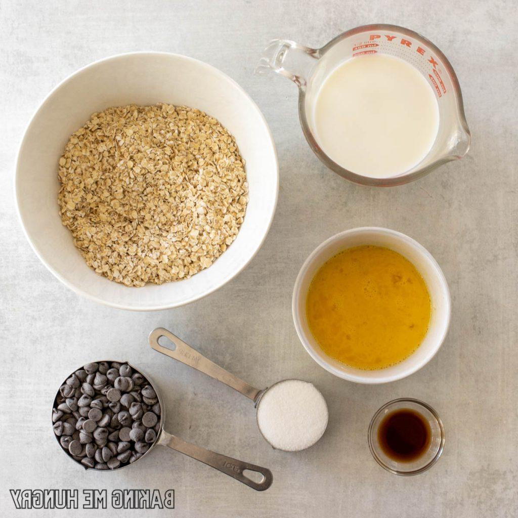 ingredients in small bowls