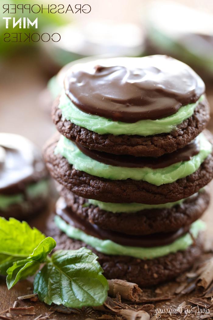 Grasshopper Mint Cookies from chef-in-training.com ...These cookies are soft, chewy and delicious! The mint flavor is the perfect flavor for the holidays and cookie exchanges!